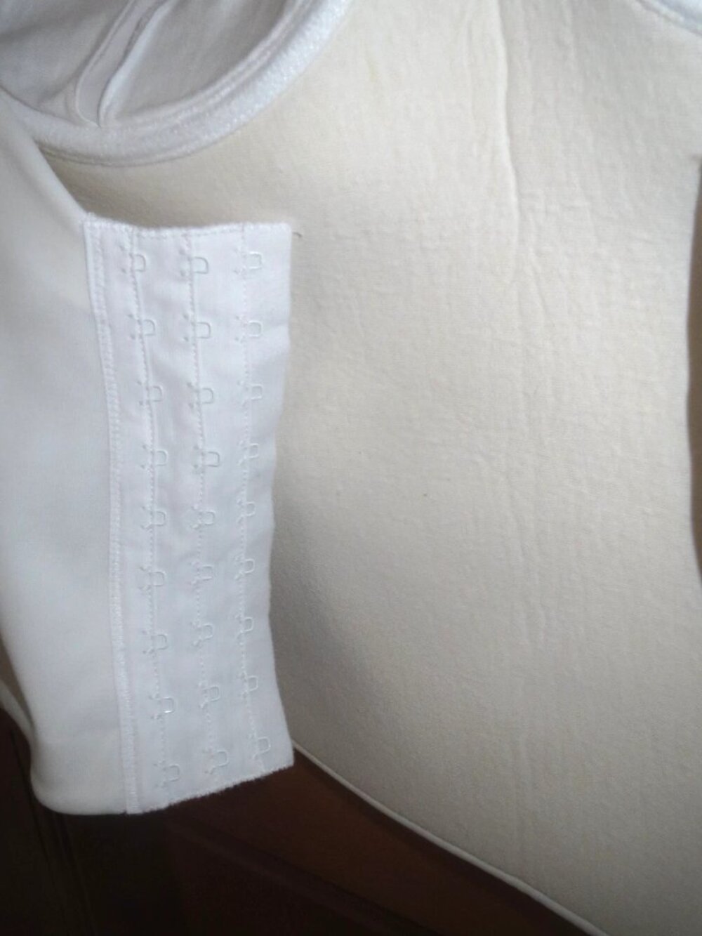 Bridal Bustier 38D Strapless With Garters, Includes NIP Straps White GUC - Picture 5 of 14